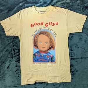 Chucky "Good Guys" T Shirt Yellow Size Mens L
